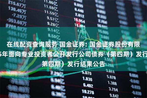 在线配资查询服务 国金证券: 国金证券股份有限公司2025年面向专业投资者公开发行公司债券（第四期）发行结果公告